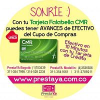 Avance en efectivo tarjeta de crédito falabella