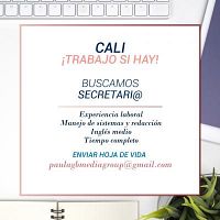Buscamos secretaria o secretario