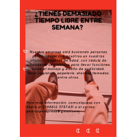 ¿Buscas trabajar solo medio tiempo?