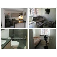Estupendo apartamento amoblado en renta - sector los colores cod: 15959